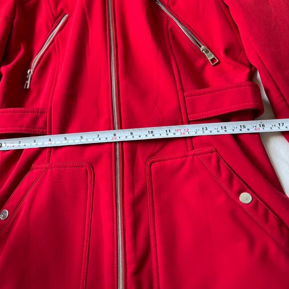 Red Autumn Jacket with Fleece Lining - Picture 14 of 14